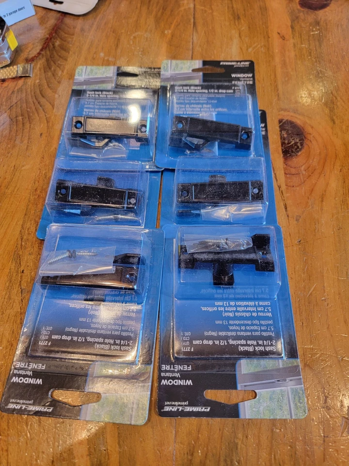 F 2771 trava de faixa, trava de deslocamento profundo, 9/32 pol. Projeção, pacote com 6 - Imagem 1 de 4