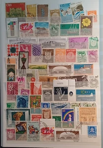 Israel riesige 11 Scans ca. 600 gebrauchte sehr schöne Briefmarken 1960 - 1984 Lot - Bild 1 von 11