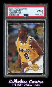 1996 Hoops Sheets Kobe Bryant PSA 8 (NM-MT) RC Perforated - Picture 1 of 2