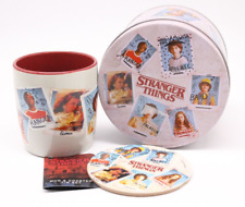 Stranger Things & Coasters Merchandise Coffee Cup Mug Gift Set NEW