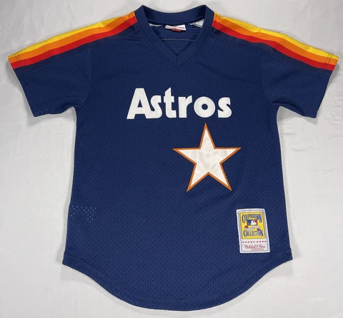 Mitchell & Ness Size Small 36 Jeff Bagwell Houston Astros Practice Jersey 1991 Cover