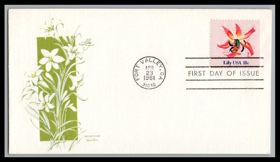 US FDC # 1879 18c Flower issue Tudor House   1981, 9p2081 - Image 1 of 1