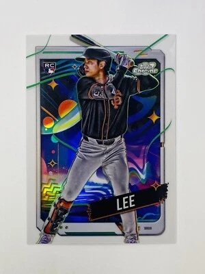 2024 Topps Cosmic Chrome JUNG HOO LEE White Hole RC  #110 San Francisco Giants - Image 1 of 2