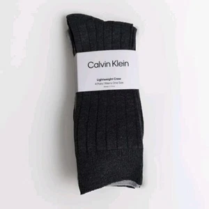 Calvin Klein Men's 4 Pair Multicolor Mid Calf Lightweight Crew Socks Sz 7-12 - Picture 1 of 3