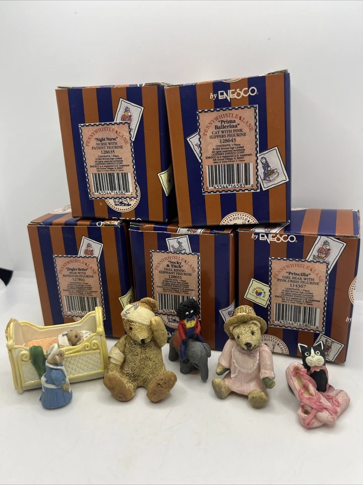 Enesco Bronze Age Whistlelane Miniature Doll Prima Ballerina Figurine 1994