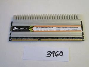 Corsair CM3X2048-1333C9DHX 2Gb PC3-10600 1333Mhz DDR3 Desktop Memory RAM (3960) - Picture 1 of 2