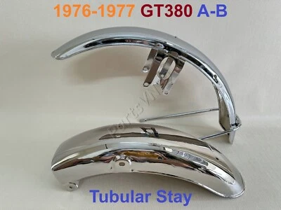 Guardabarros delantero y trasero Suzuki GT380 1976-1977. Par de guardabarros Sebring Water Buffalo Foto 1 de 4