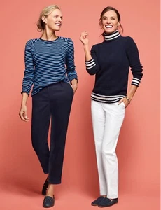 New! $90 Talbots RELAXED CHINO Womens Pants Size 16 Various Colors Ankle Length - Picture 1 of 11