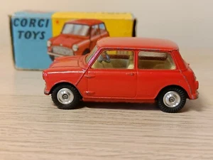 Corgi Toys 225 Austin Seven in red, fixed shaped wheels *with original box* - Picture 1 of 17