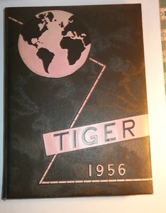 VINTAGE 1956 WARSCHAU INDIANA HIGH SCHOOL JAHRBUCH TIGER 100 SEITEN 8" X 11" X 3/4 - Bild 1 von 8