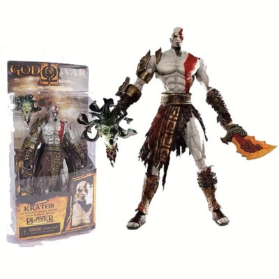 NECA God of War Kratos Golden Fleece Armor /w Medusa Head7" Action Figure Gift - Image 1 of 4