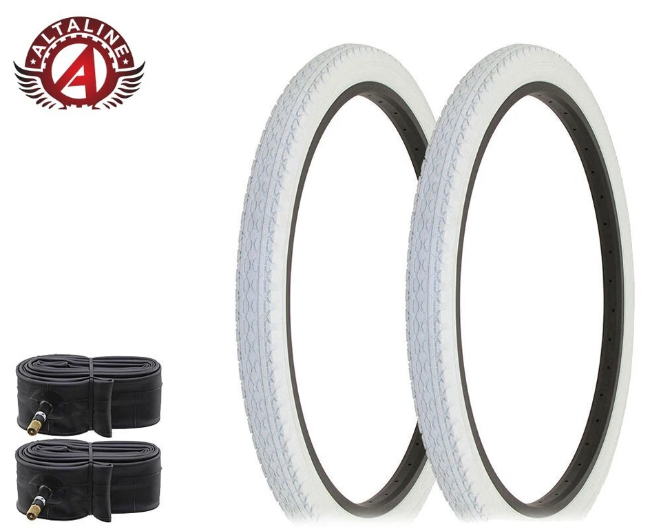 AltaLine Bicycle Wire Bead Cruiser TIRES 26 x 2.125 HEAVY DUTY Diamond w/TUBES. - Image 1 of 1