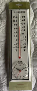 außen/innenuhr und thermometer nagelneu - Bild 1 von 3
