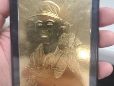 LOU GEHRIG LIMITED EDITION 1997 22kt GOLD HEROES OF BASEBALL YANKEES HOF LEGEND!