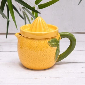 Spremiagrumi Limone Brocca Ceramica Spremiagrumi Manuale Spremiagrumi - Foto 1 di 4
