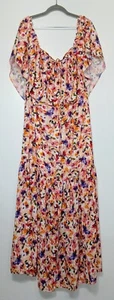 CATHERINE MALANDRINO OFF SHOULDER HALTER DRESS SIZE XL. - Picture 1 of 5