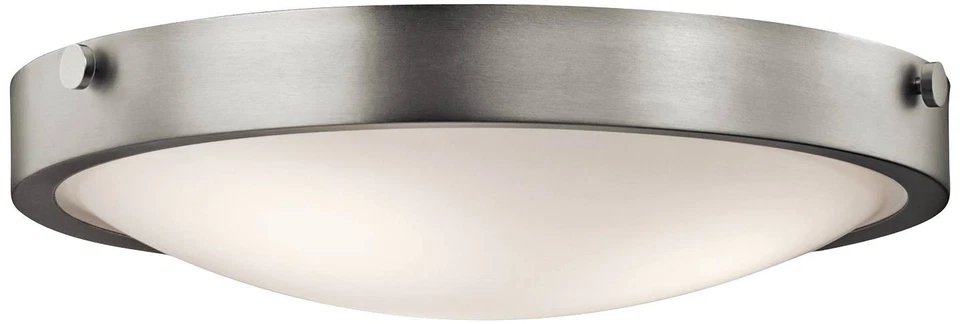 Kichler Lytham 17 1/2" Wide Brushed Nickel Ceiling Light - Image 1 of 1