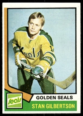 1974-75 Topps #223 Stan Gilbertson - EX-MT - Image 1 of 2