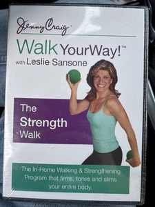 Walk Your Way with Leslie Sansone (DVD) New -SEALED Jenny Craig Strength - Picture 1 of 2