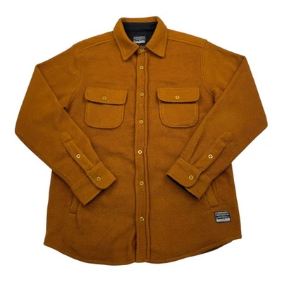 Free Nature Fleece Shirt Men's Large Brown Outdoor Hiking Overshirt Shacket - Image 1 of 4