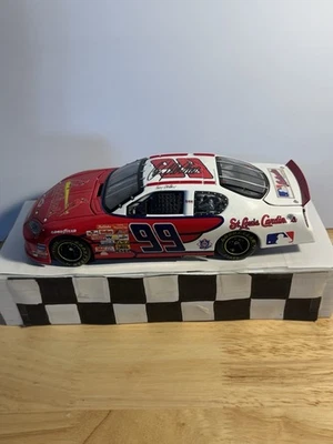 1/24 Nascar Diecast, Kenny Wallace #99, St Louis Cardinals, Autograph, No Box - Image 1 of 4