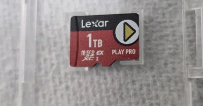  Lexar PLAY PRO microSD Express Card 1TB UHS-II V30 SD 7.1 SDXC   - Image 1 of 2