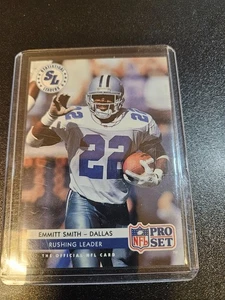 Juego profesional de fútbol americano 1992 #7 Emmitt Smith - Dallas Cowboys - NFL HOF 2010 - Imagen 1 de 2