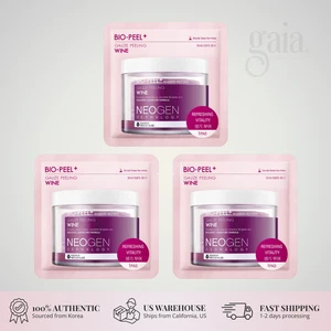 NEOGEN Bio-Peel Gauze Peeling Wine 3 Pads – Anti-Aging Exfoliating Treatment - Picture 1 of 2