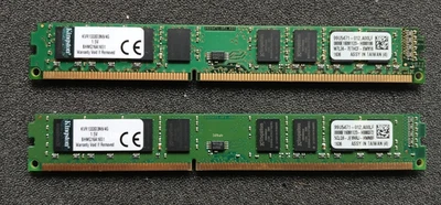 Kingston ValueRAM UDIMM 2x 4GB, DDR3-1333, CL9-9-9, 2R KVR1333D3N9/4G - Bild 1 von 2