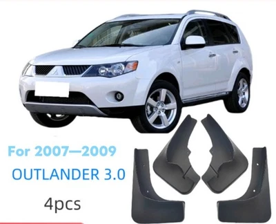 Protectores contra salpicaduras originales guardabarros para Mitsubishi Outlander 2007-2009 3,0 L LS XLS Foto 1 de 4