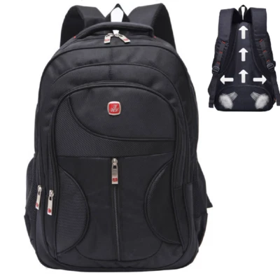 MARKENLOS Herren Rucksack Wasserdicht Sport Arbeit Freizeit Schulrucksack Tasche Schwarz