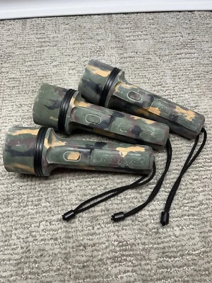 Lote De 3 Linternas Vintage Resistente "RAYOVAC SPORTSMAN" Camuflaje 8" Foto 1 de 4