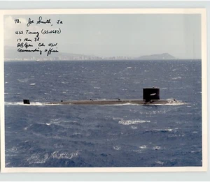 Sturgeon-Class Submarine USS TUNNY (SSN-682) Underway Hawaii c.1980s Press Photo - Picture 1 of 2