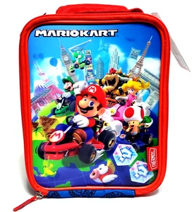 MARIOKART MARIO LUIGI 3D Thermoskanne® Kinder PVC-freie isolierte Brotdose Tragetasche Neu mit Etikett - Bild 1 von 3