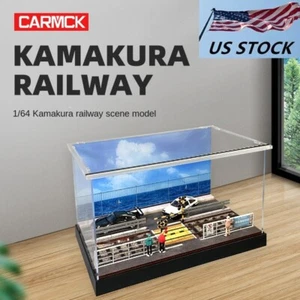 1/64 Dioramas 3D Build Japan KAMAKURA RAILWAY Model for Cars Parking Lot - Picture 1 of 12