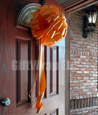 Arco Coche Naranja Grande - 16" Ancho, Halloween, Cumpleaños, Primavera, Decoración Pascua Foto 1 de 2