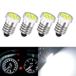 4x For MGBGT MGB MGC MIDGET CLASSIC CAR LED INSTRUMENT UPGRADE BULBS E10 SMD MES - Picture 1 of 5