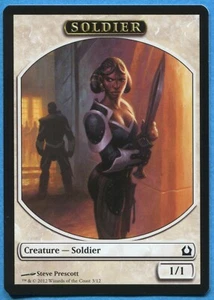 MAGIC MTG Return to Ravnica TRTR #T3 SOLDIER / Soldat Token - Imagen 1 de 1