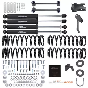 4 inch Lift Kit w/ Shocks For Jeep Wrangler JK Unlimited 2WD 4WD 2007-18 - Picture 1 of 12
