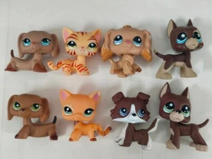 8 Teile/Posten LPS Toys Littlest Pet Shop Katze Hund Tierfiguren 044 - Bild 1 von 7