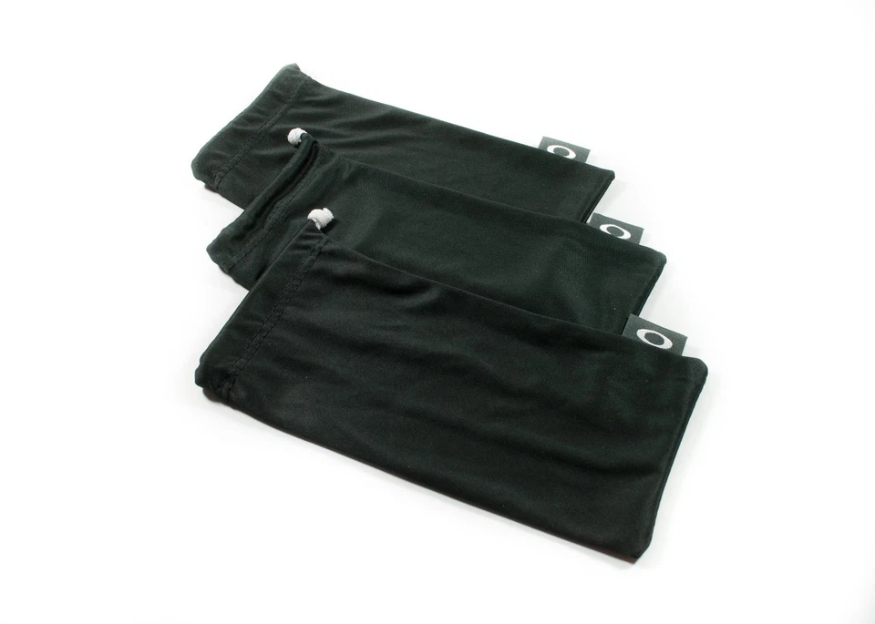Paquete de 3 bolsas de almacenamiento Oakley grandes negras de microfibra auténticas Foto 1 de 1