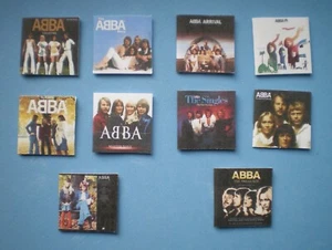 Dolls House miniatures accessories - music albums covers - ABBA - Picture 1 of 1