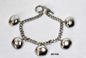 Diseñador Cerruti Plata Dijes Pulsera Inspiración Palabras Dijes Cadena Pulsera - Imagen 1 de 6