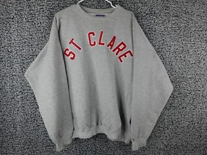 Hanes Sweatshirt Herren XLarge Heather Grey St Clare Logo Pullover - Bild 1 von 14