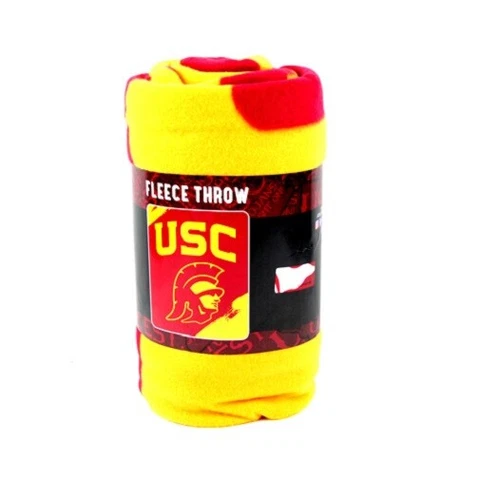 USC Trojans NCAA Northwest Fleece Throw Cover