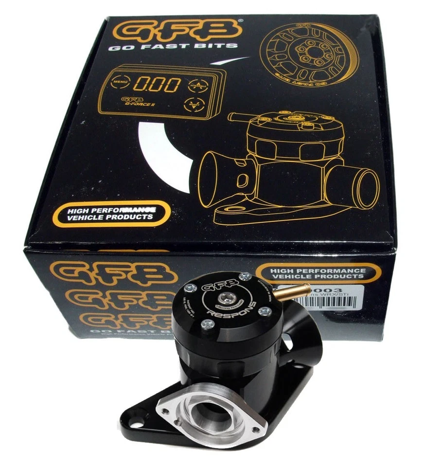 GFB T9003 Respons Válvula de soplado atornillable BOV Kit 02-07 Subaru WRX y 04-18 STi Foto 1 de 1
