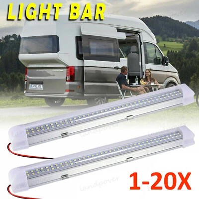12V LED Interior Light Strip ON/OFF Swltch Bar 12 VOLT Car Van Bus Caravan Lamp - Image 1 of 4