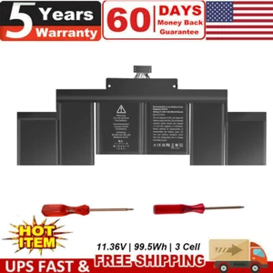 A1618 A1398 Battery For Apple MacBook Pro 15 inch Retina Late 2013 Mid 2014 2015 - Picture 1 of 18