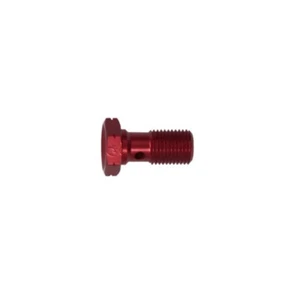 Goodridge Red Anodised Aluminium Metric M10 M12 Threaded Single Banjo Bolt - Picture 1 of 1
