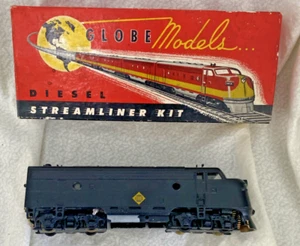 Modelli Globo Scala HO, Locomotiva Diesel A98 Erie Motore Nero Funziona Da Restaurare - Foto 1 di 8